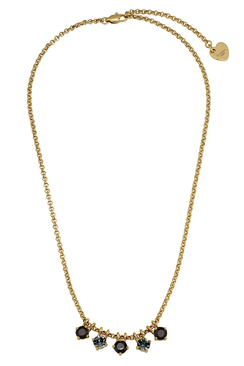 DYRBERG/KERN PHILA SG BLACK MIX NECKLACE
