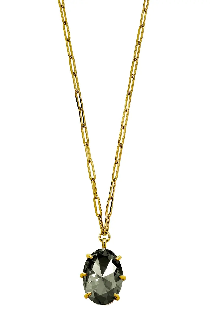 DYRBERG/KERN KALLY SG GREY NECKLACE