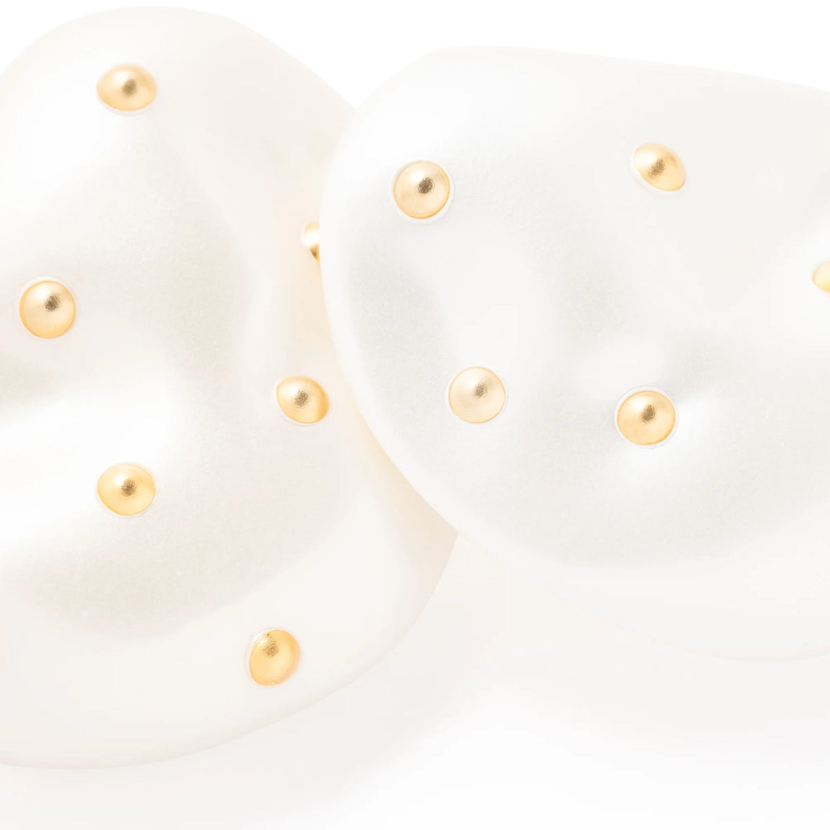 NUGGET STUD PEARL EARRING PEARL