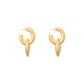 DISC CREOLE EARRING GOLD