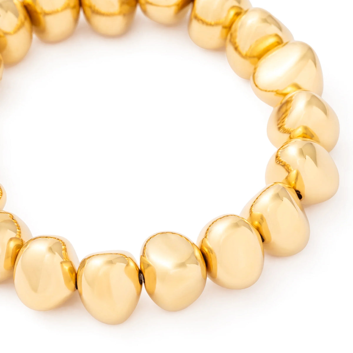 MINI STONE FLEX BRACELET GOLD