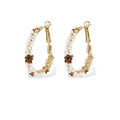 LYRE HOOP EARRINGS