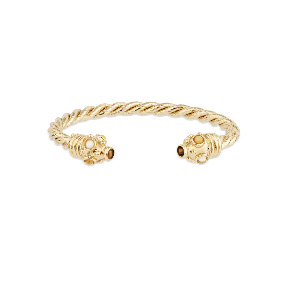 AMARANTE TORSADE BANGLE - TIGER'S EYE