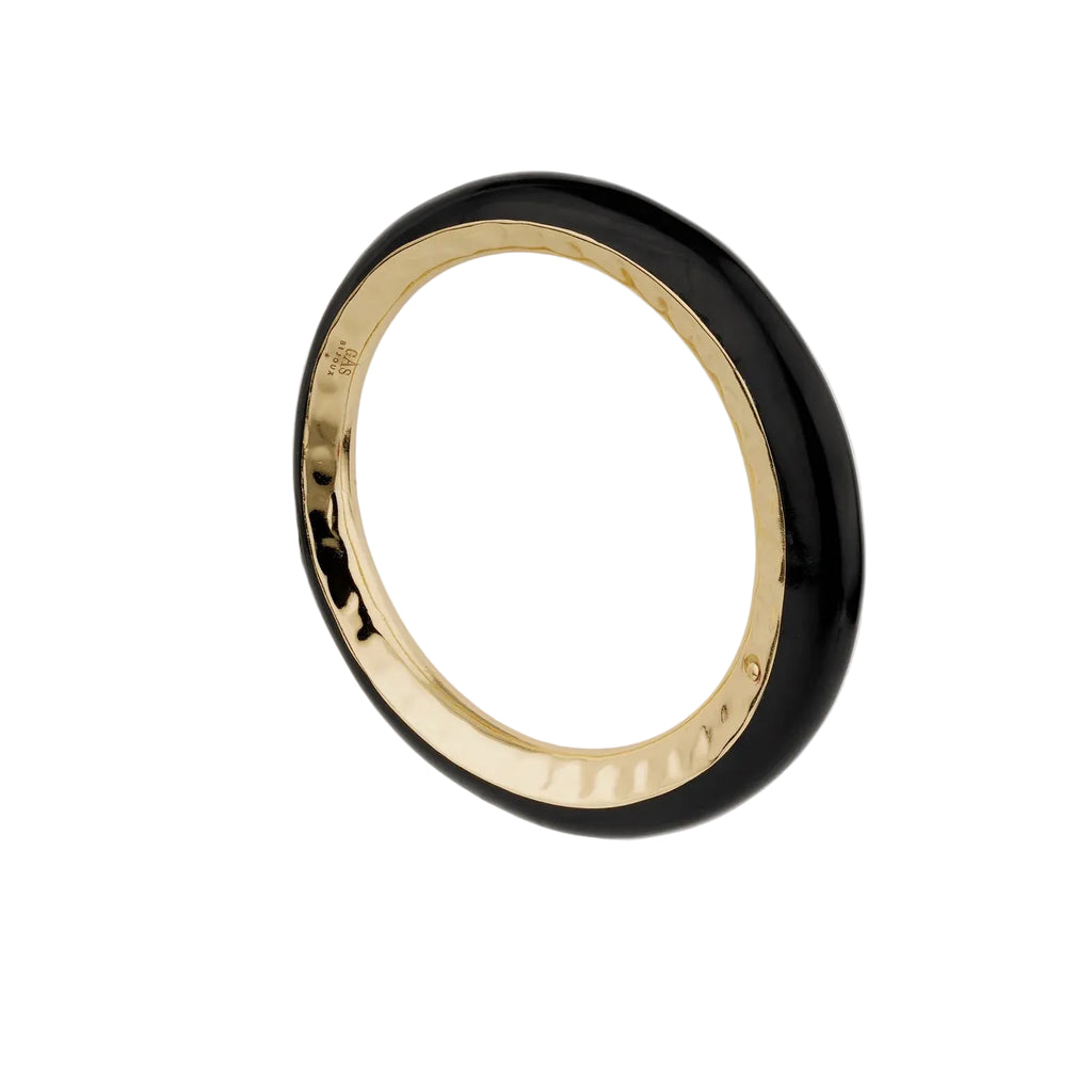 SELVA ACETATE BRACELET - BLACK