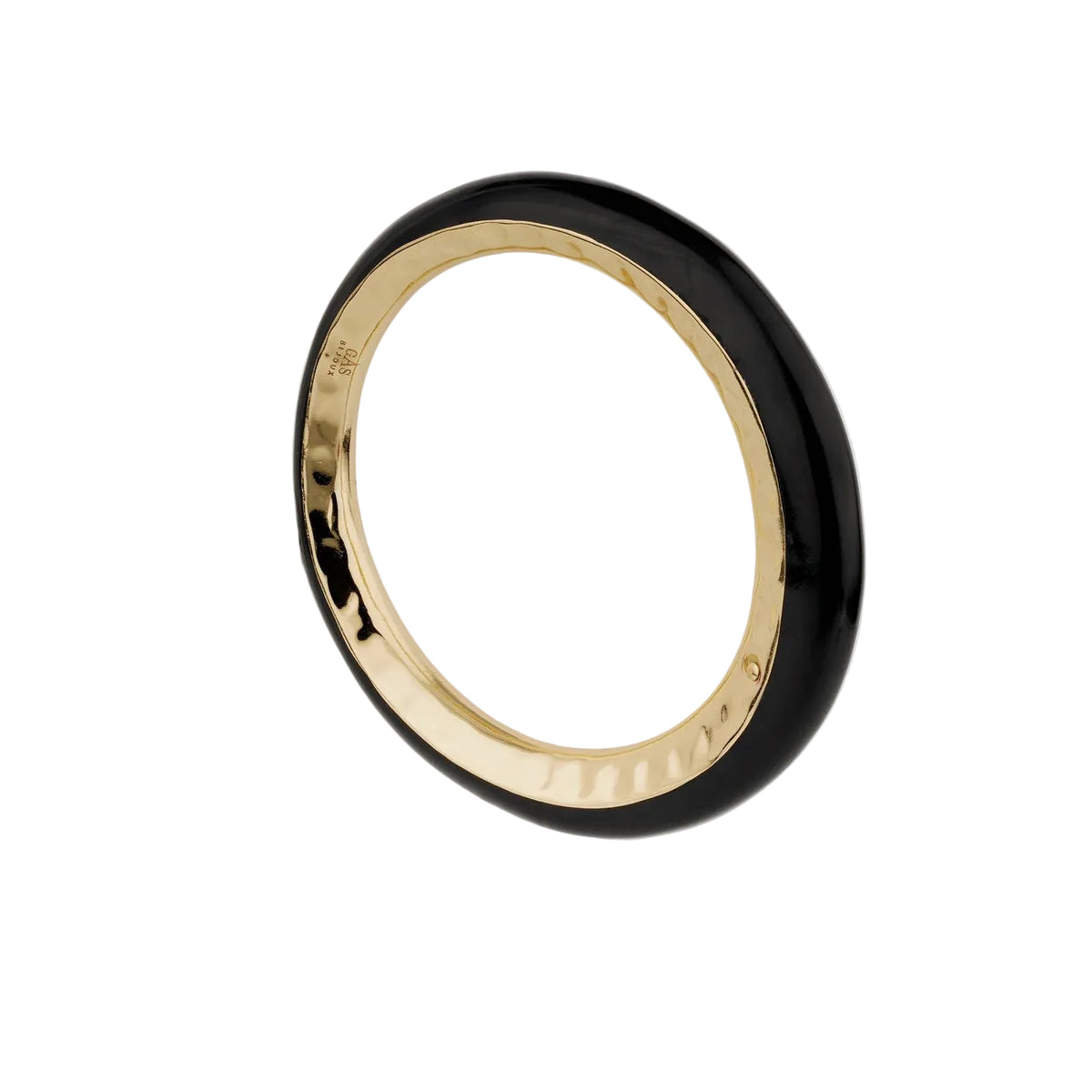 SELVA ACETATE BRACELET - BLACK
