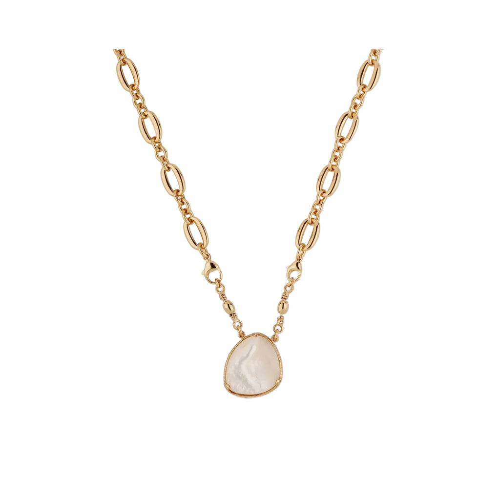 BILLY NECKLACE - WHITE MOTHER-OF-PEARL