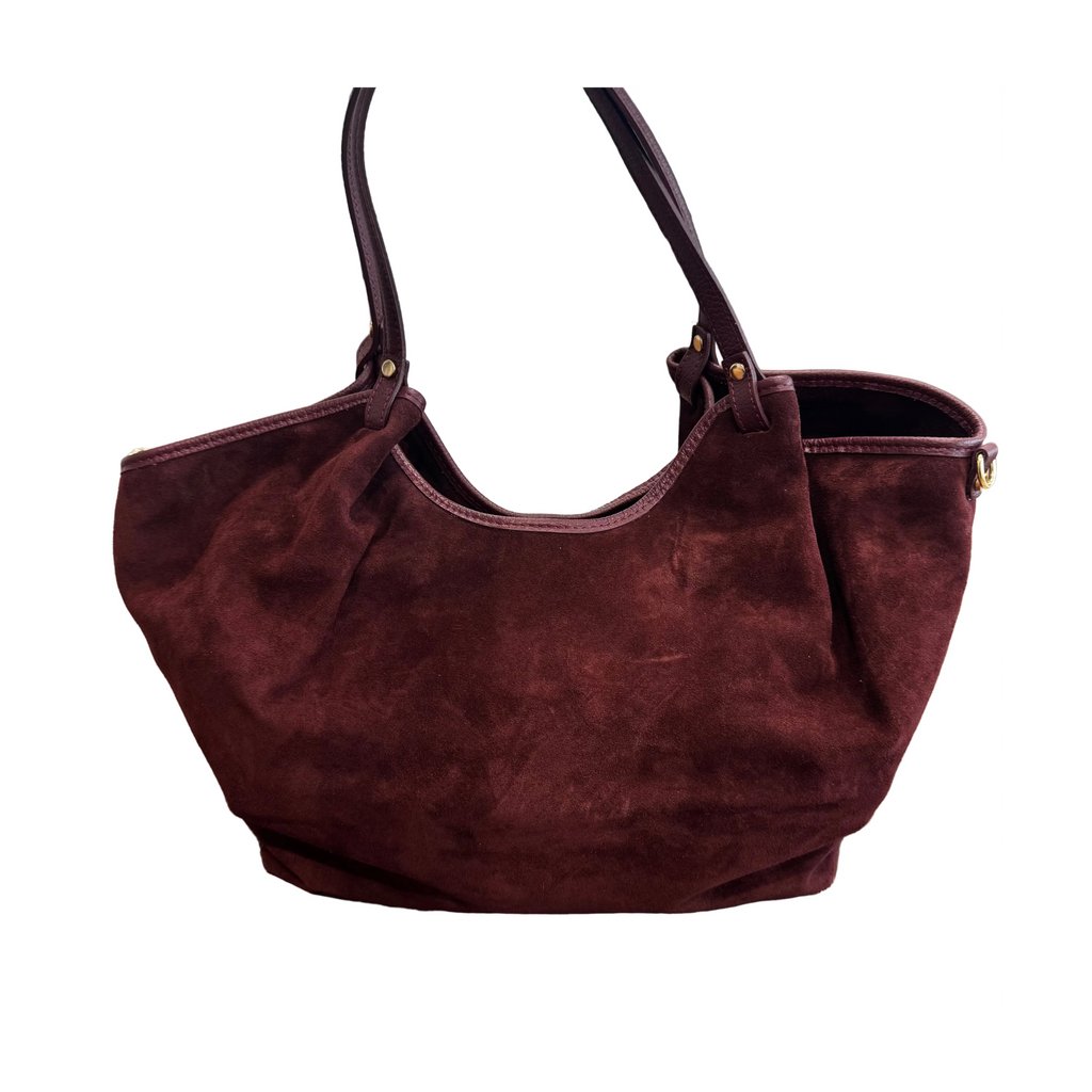 SUEDE BURGYNDY SCURO