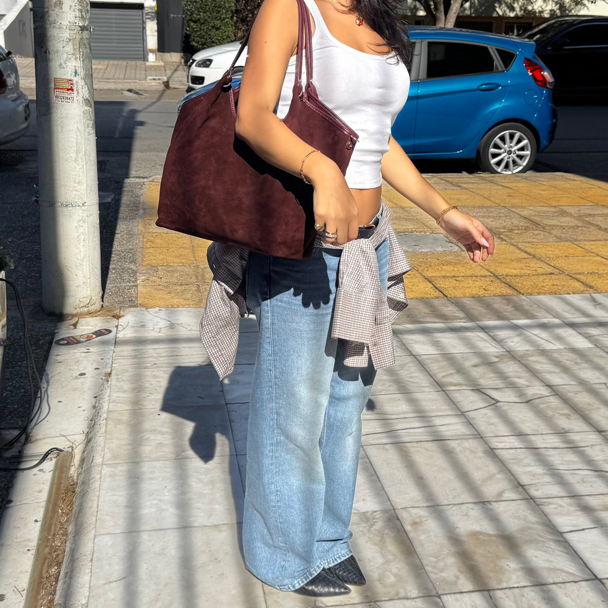 SUEDE BURGYNDY SCURO