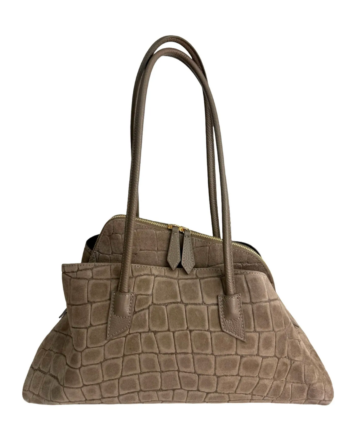 BEIGE SUEDE BAG