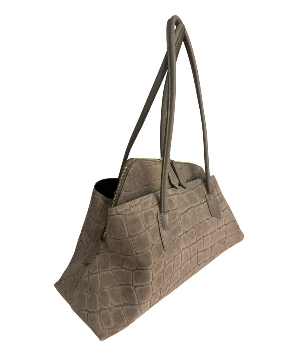 BEIGE SUEDE BAG