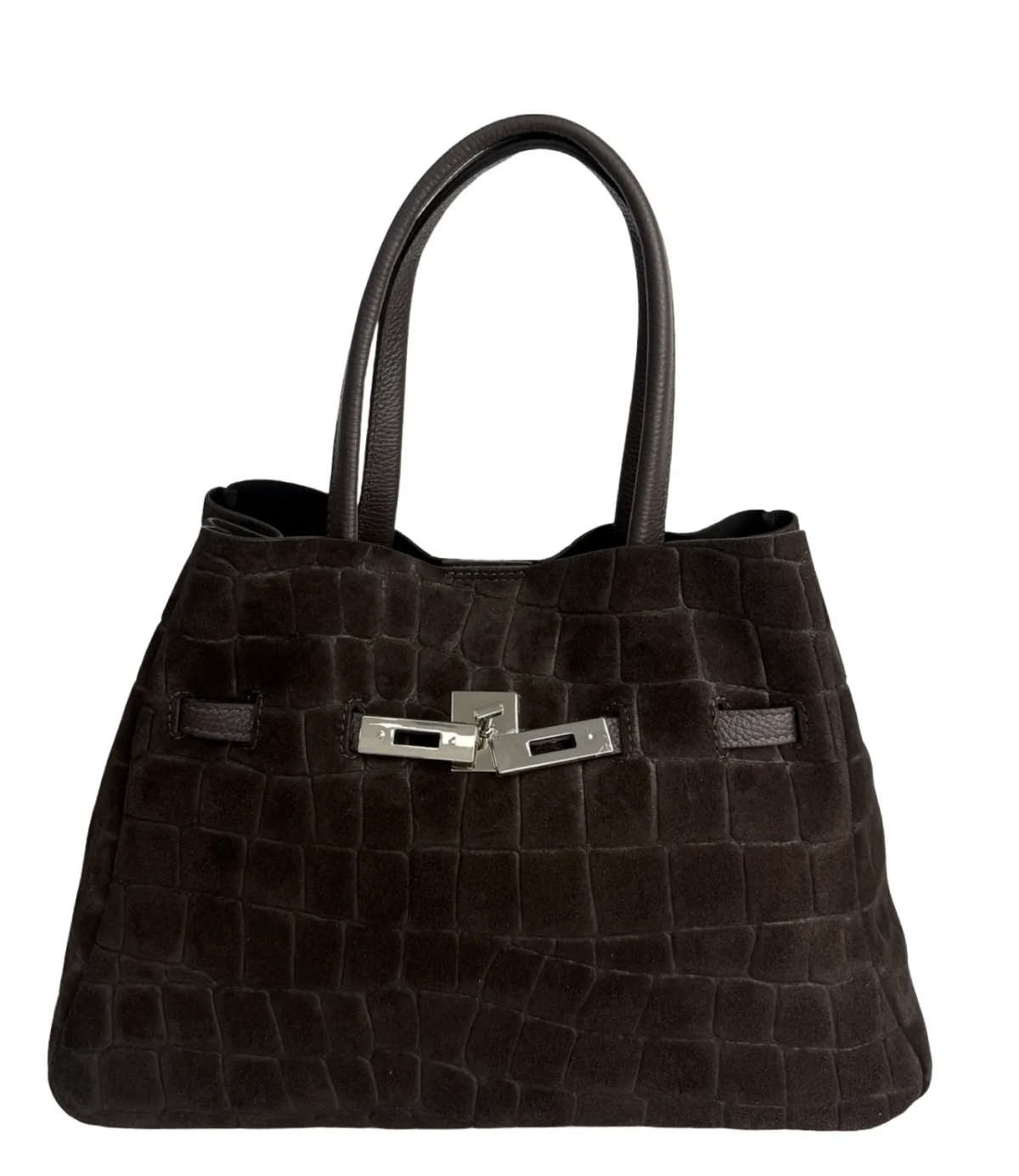 DARK BROWN HAND BAG