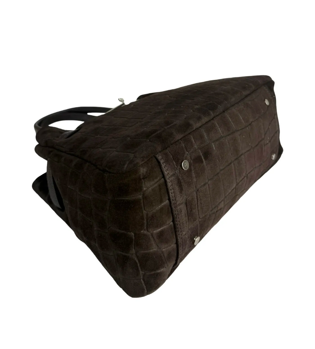 DARK BROWN HAND BAG