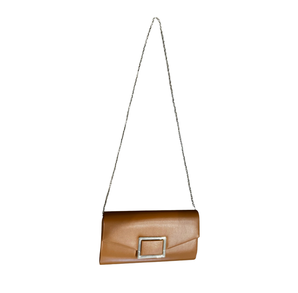 HAZEL - CARAMEL CLUTCH