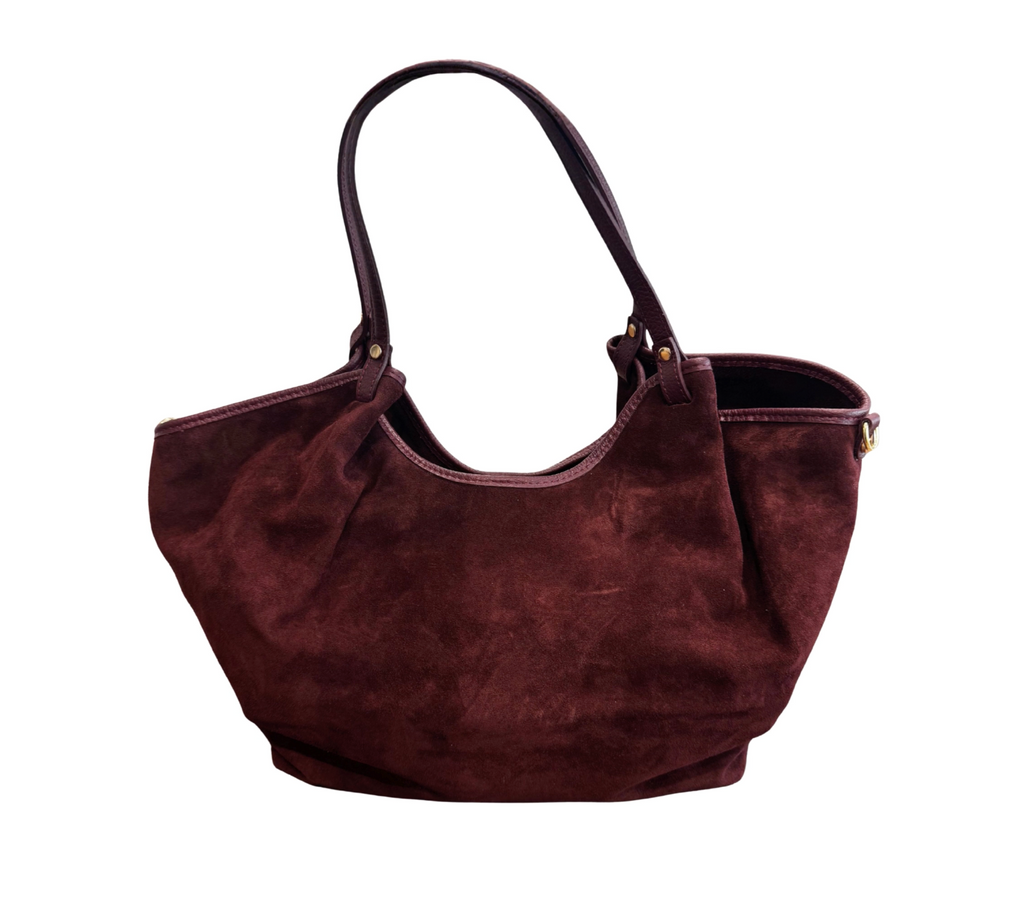 SUEDE BURGYNDY SCURO