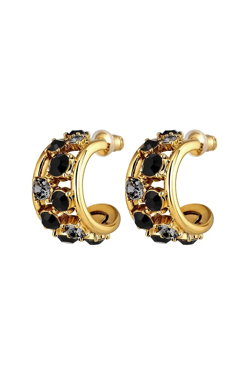 DYRBERG/KERN ASTOR SG BLACK EARRING