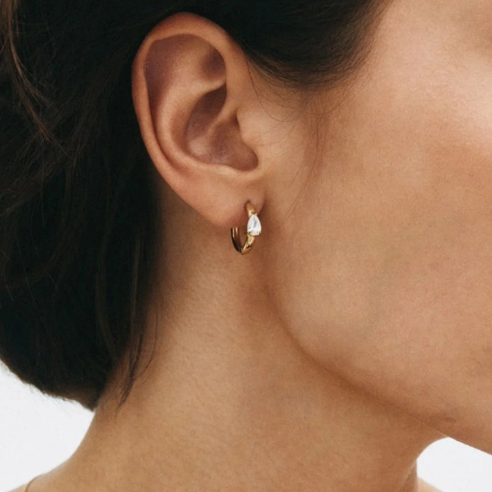 Arrow Hoops S Gold