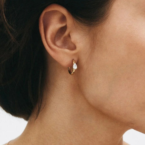 Arrow Hoops S Gold