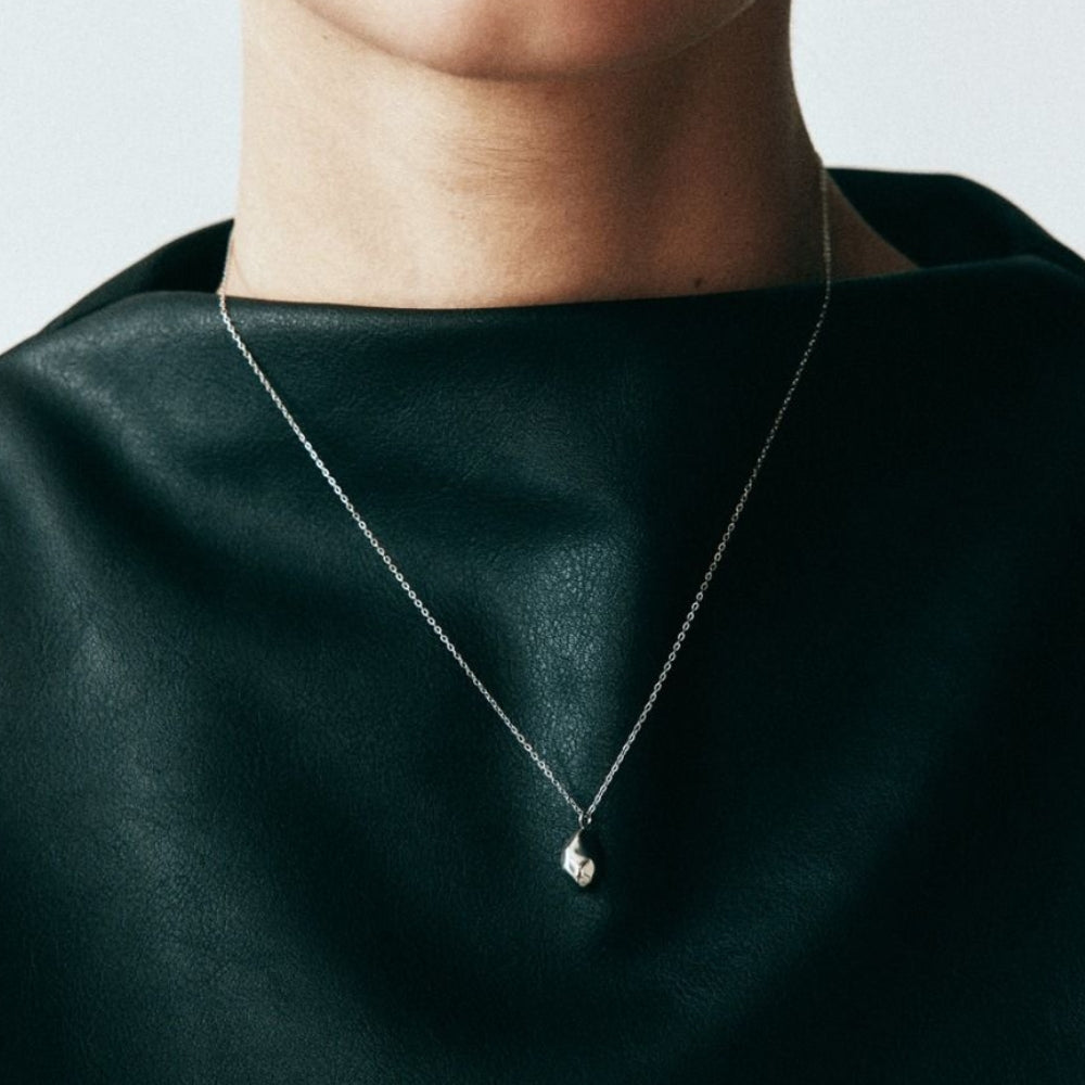 Crystalite Necklace S Silver
