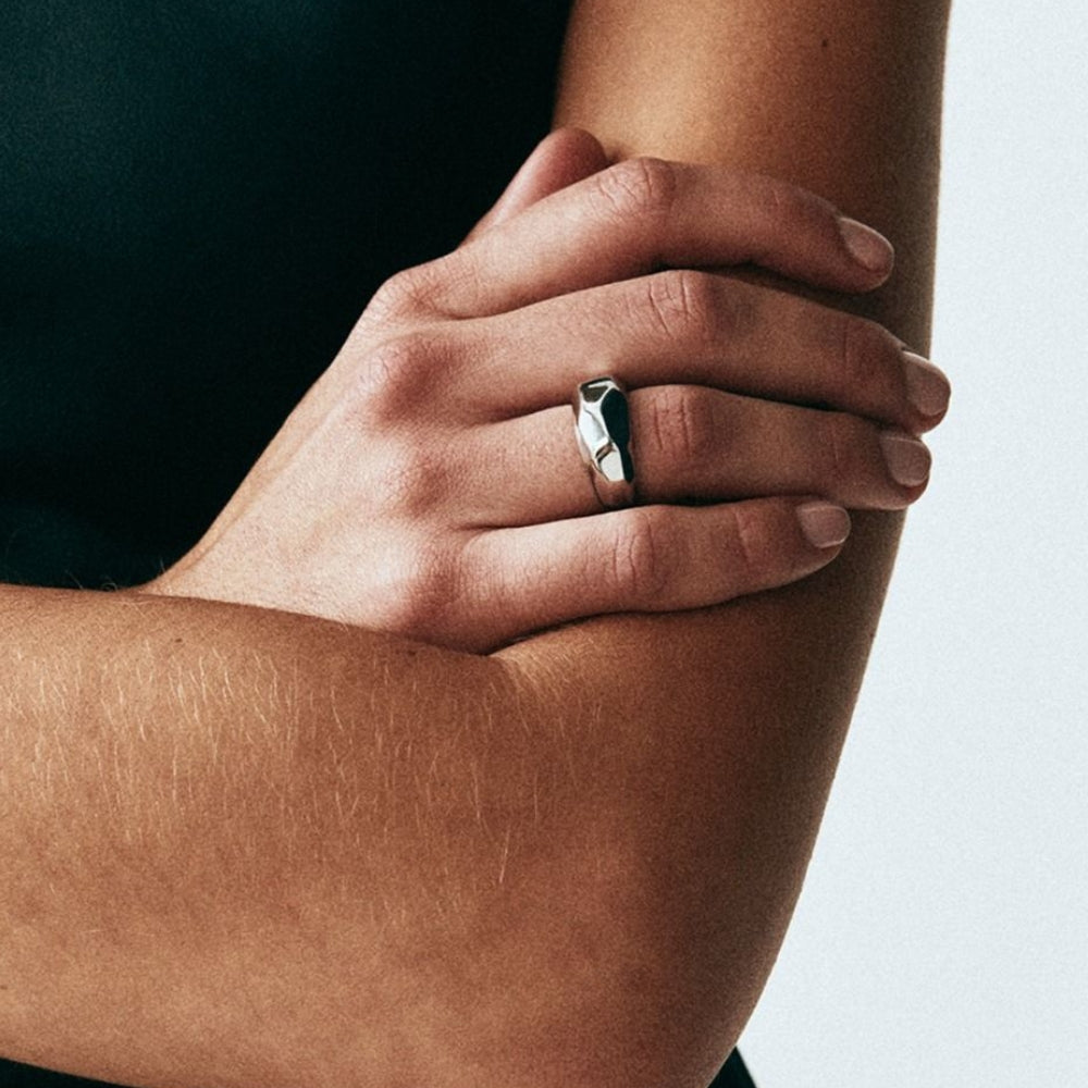 Crystalite Ring Silver