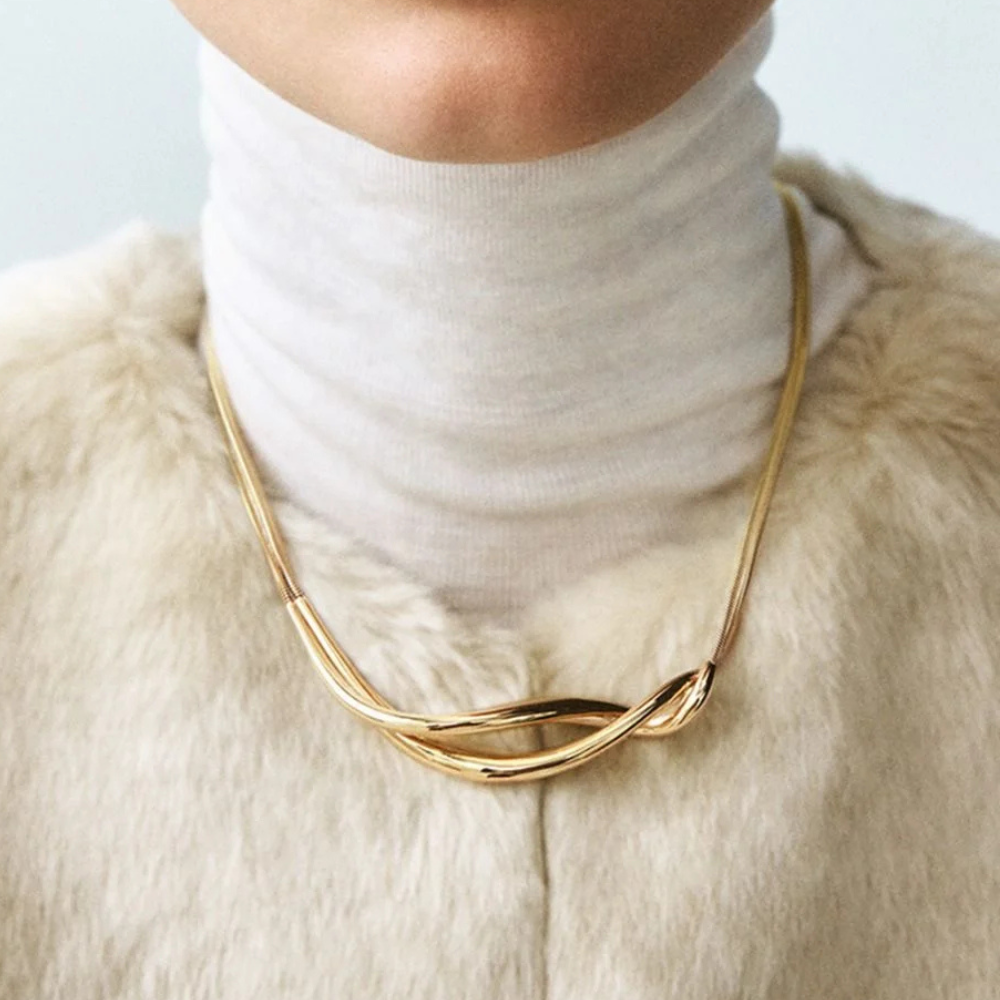 Nouveau Necklace L Gold