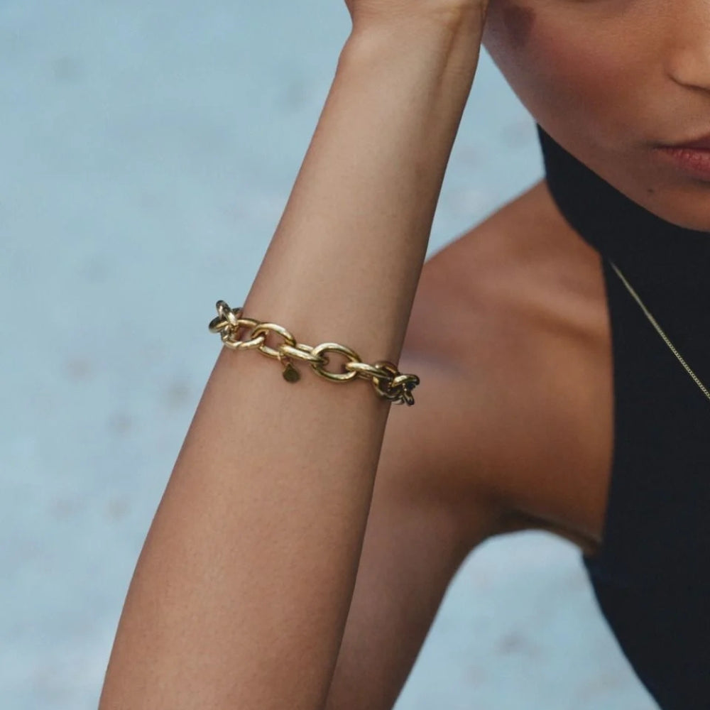 Link Chain Bracelet Silver S