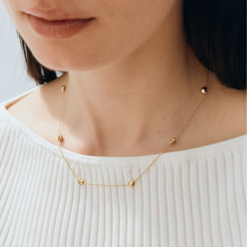 Barley Necklace Multi Gold