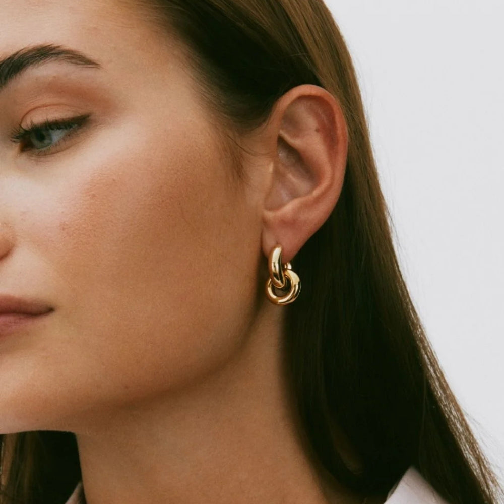 Chunky Eternal Earrings Gold