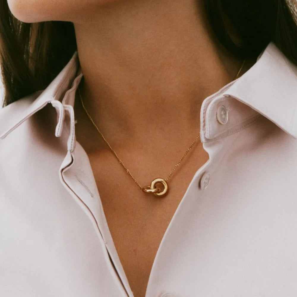 Chunky Eternal Necklace Gold