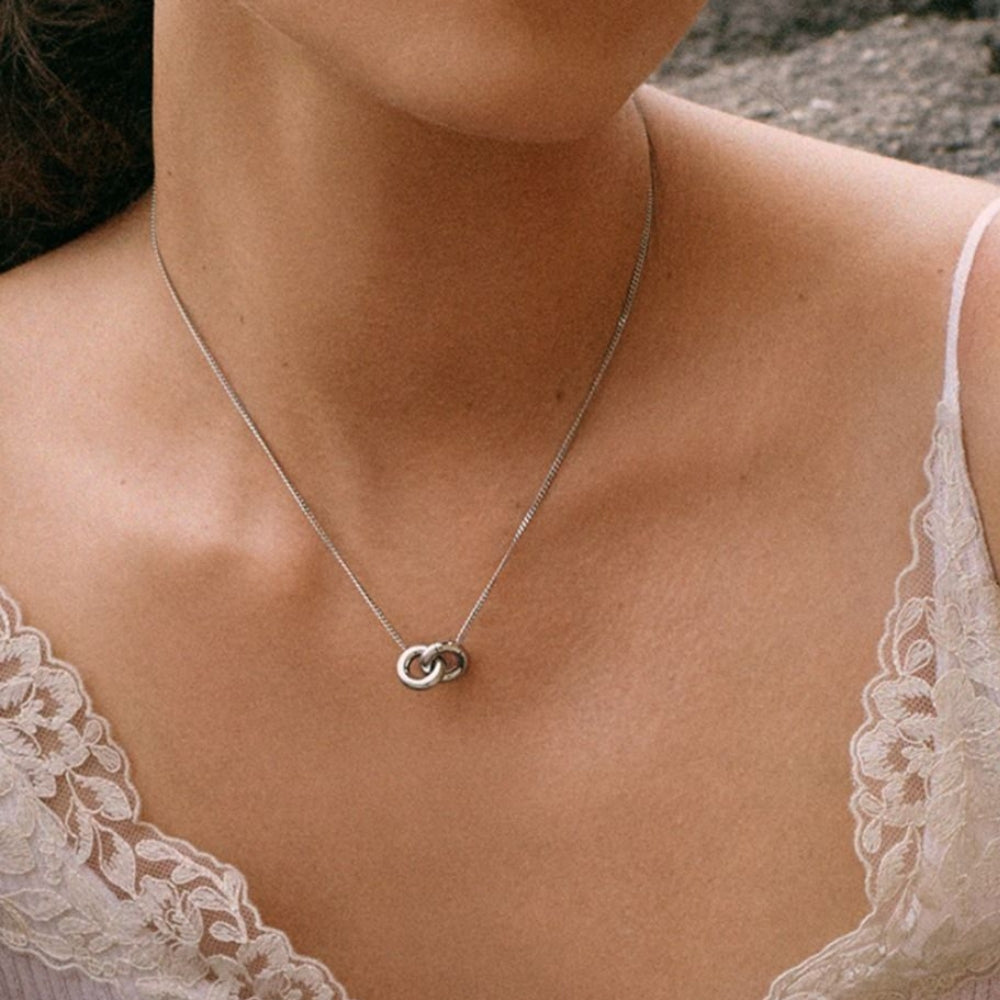 Chunky Eternal Necklace Silver