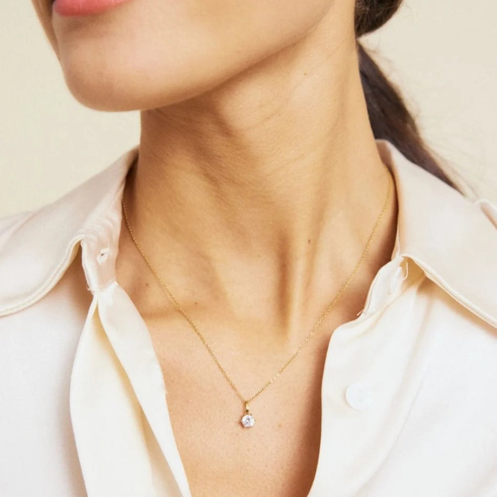 Crown Necklace Gold