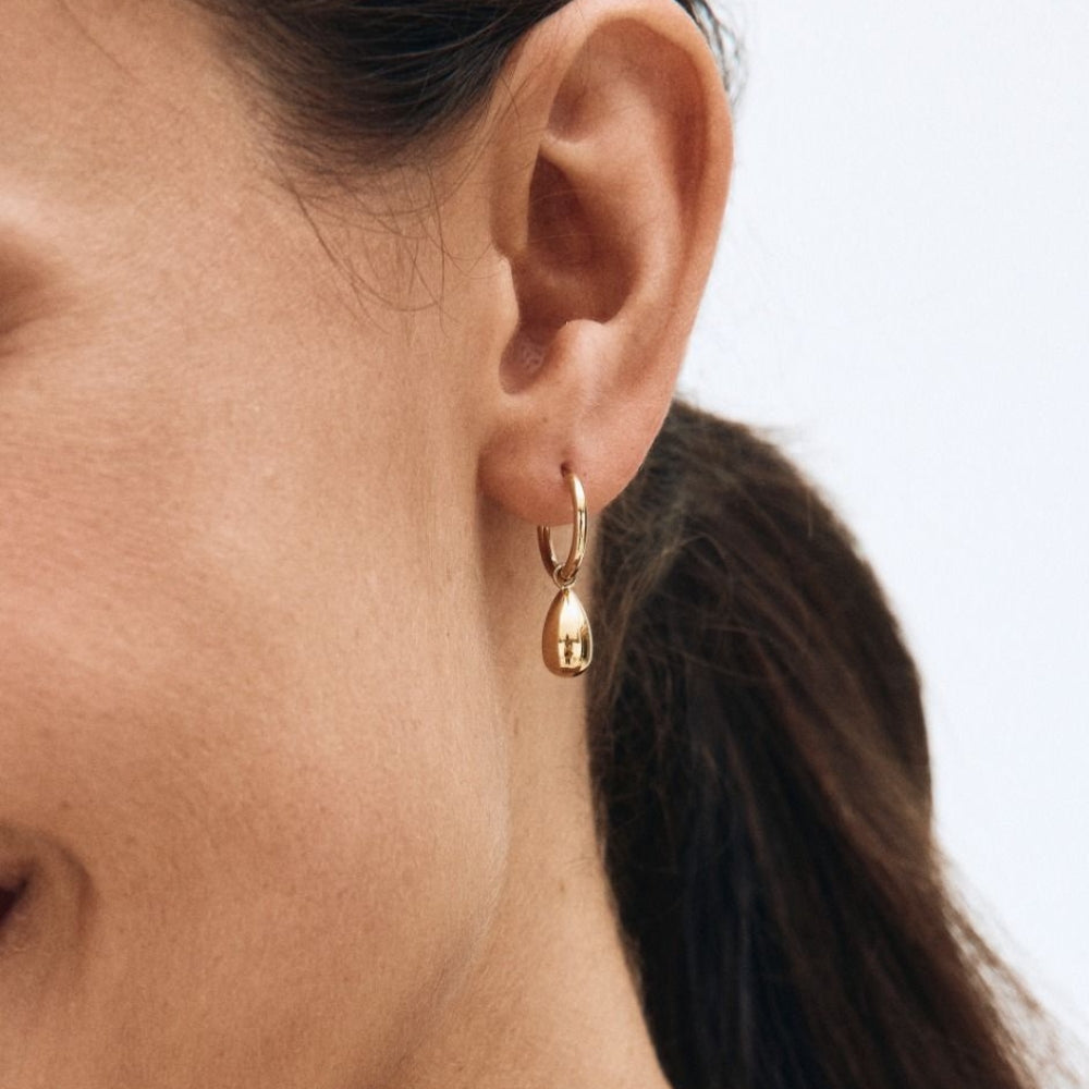 Drop Mini Hoops Gold