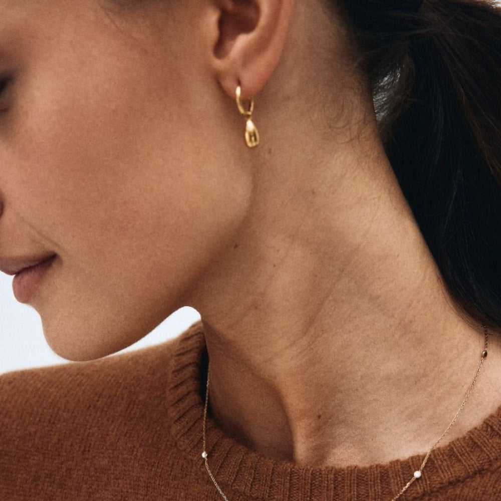 Drop Mini Hoops Gold