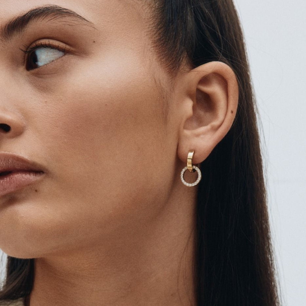 Eternal Orbit Earrings Gold