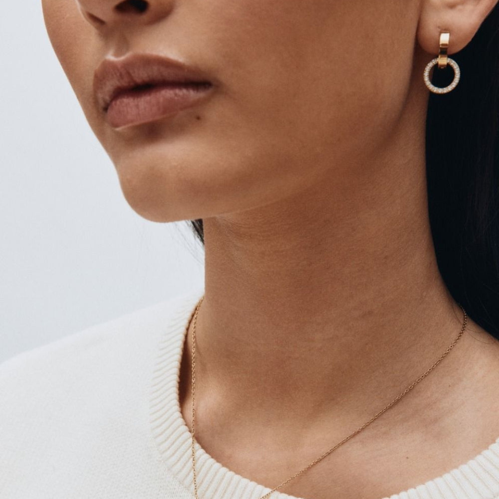 Eternal Orbit Earrings Gold