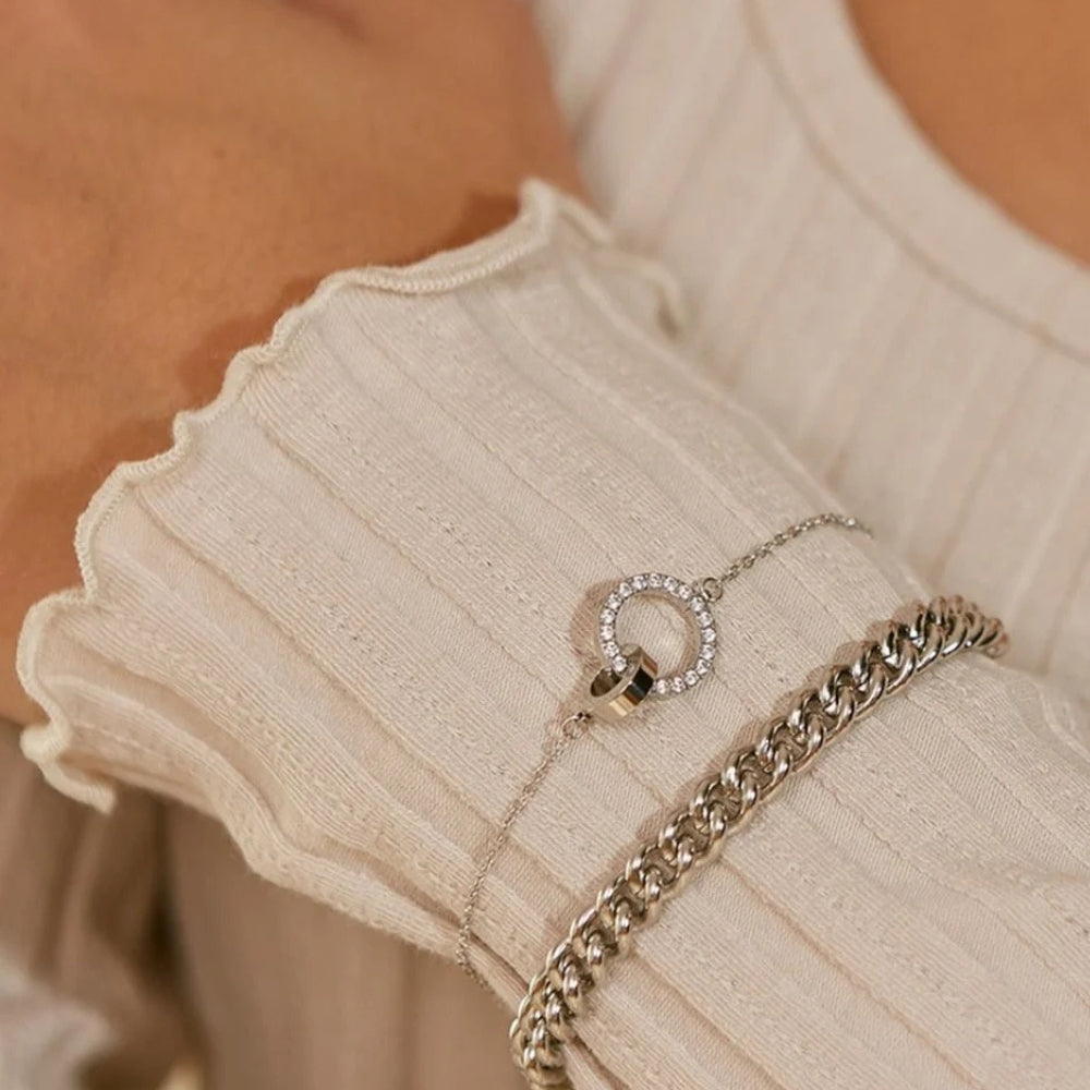 Eternal Orbit Bracelet Silver
