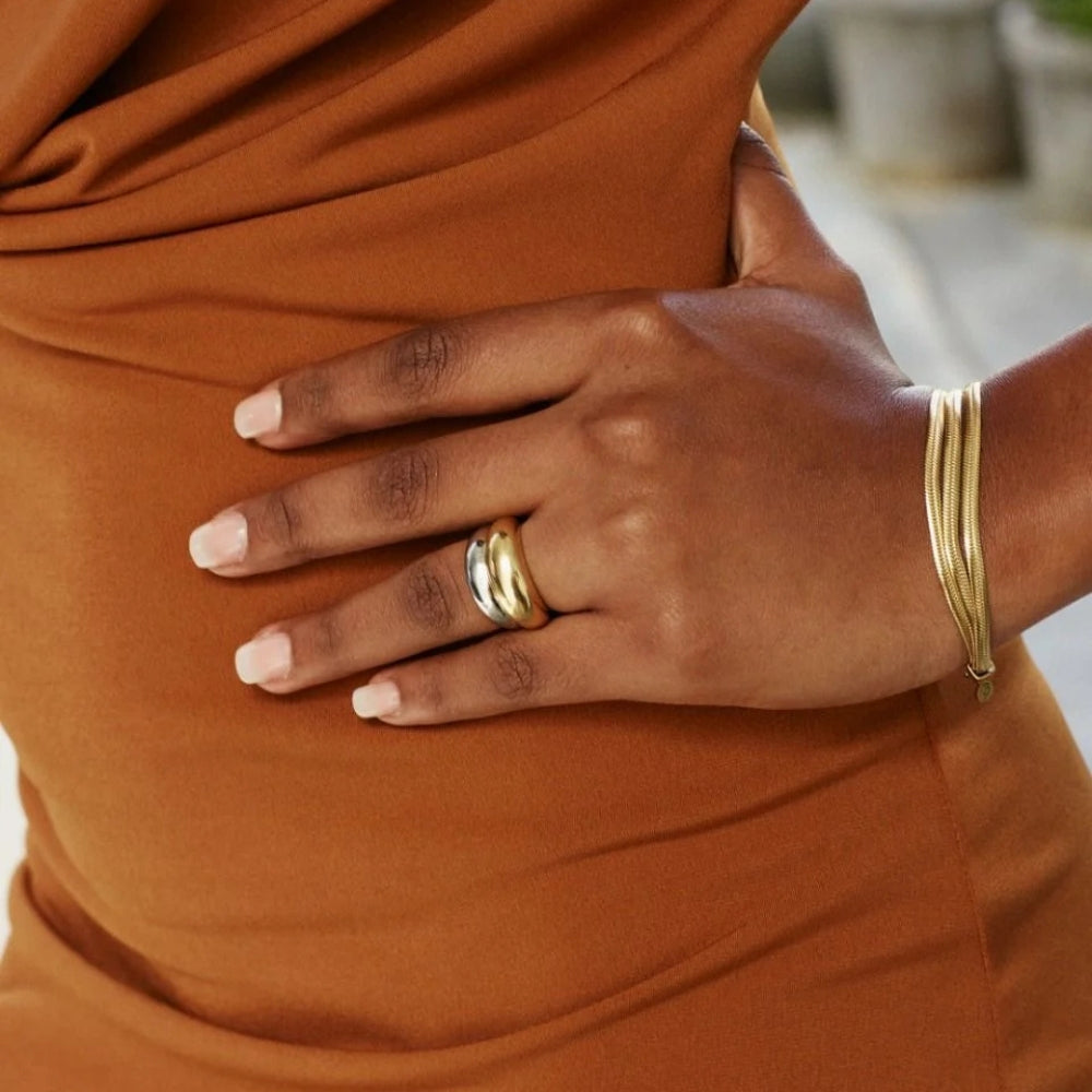 Furo Duo Ring Silver/Gold