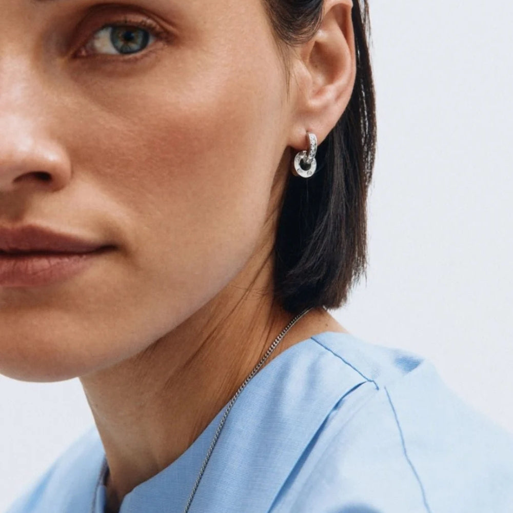 Ida Orbit Earrings Silver