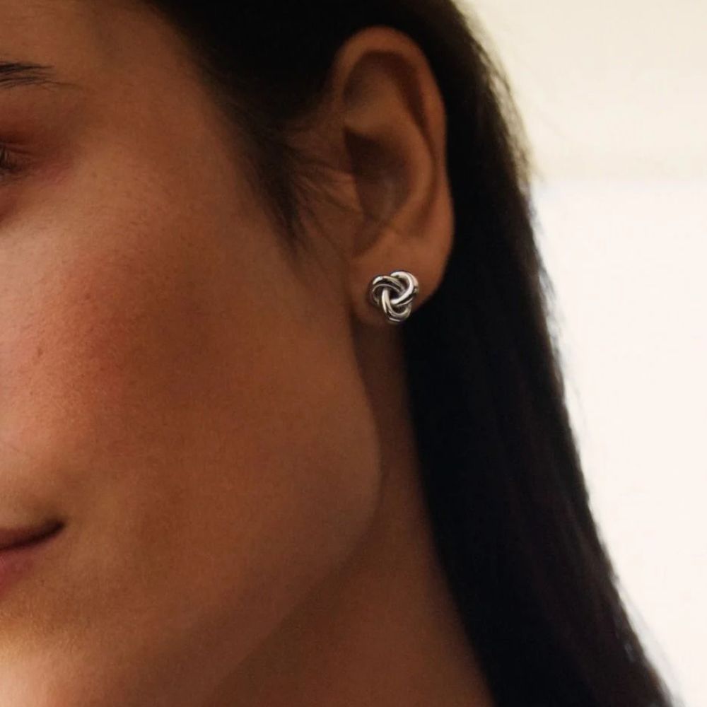 Infinity Knot Studs S Silver