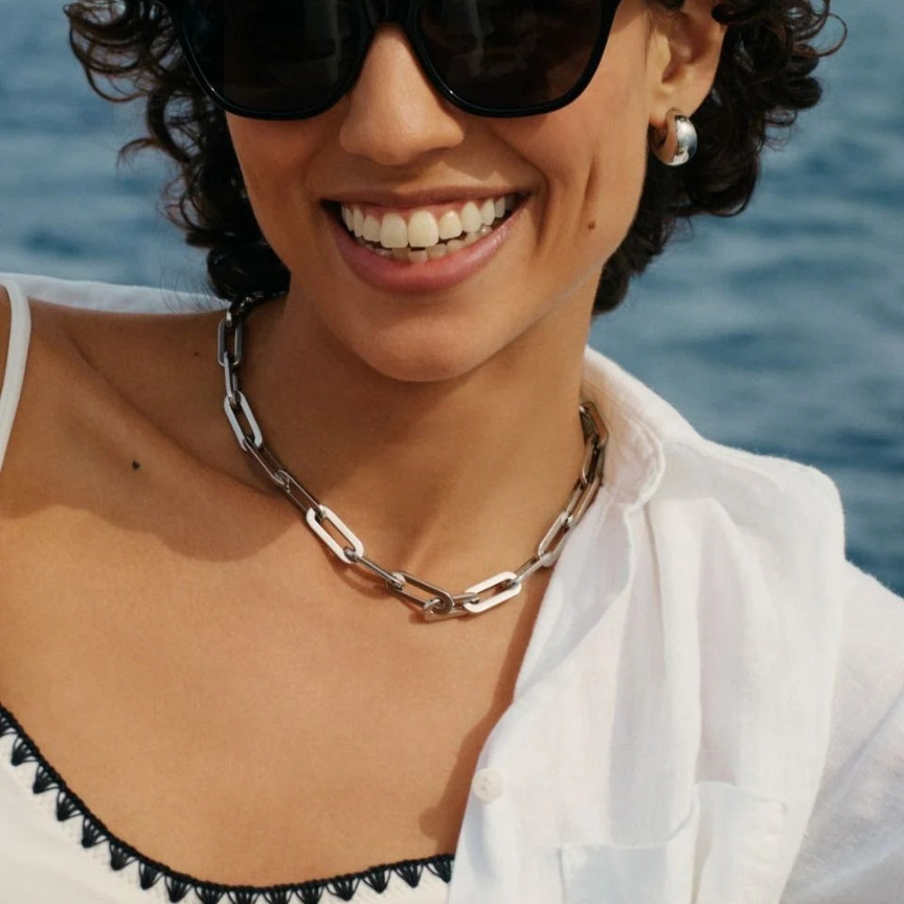 Ivy Maxi Necklace Silver
