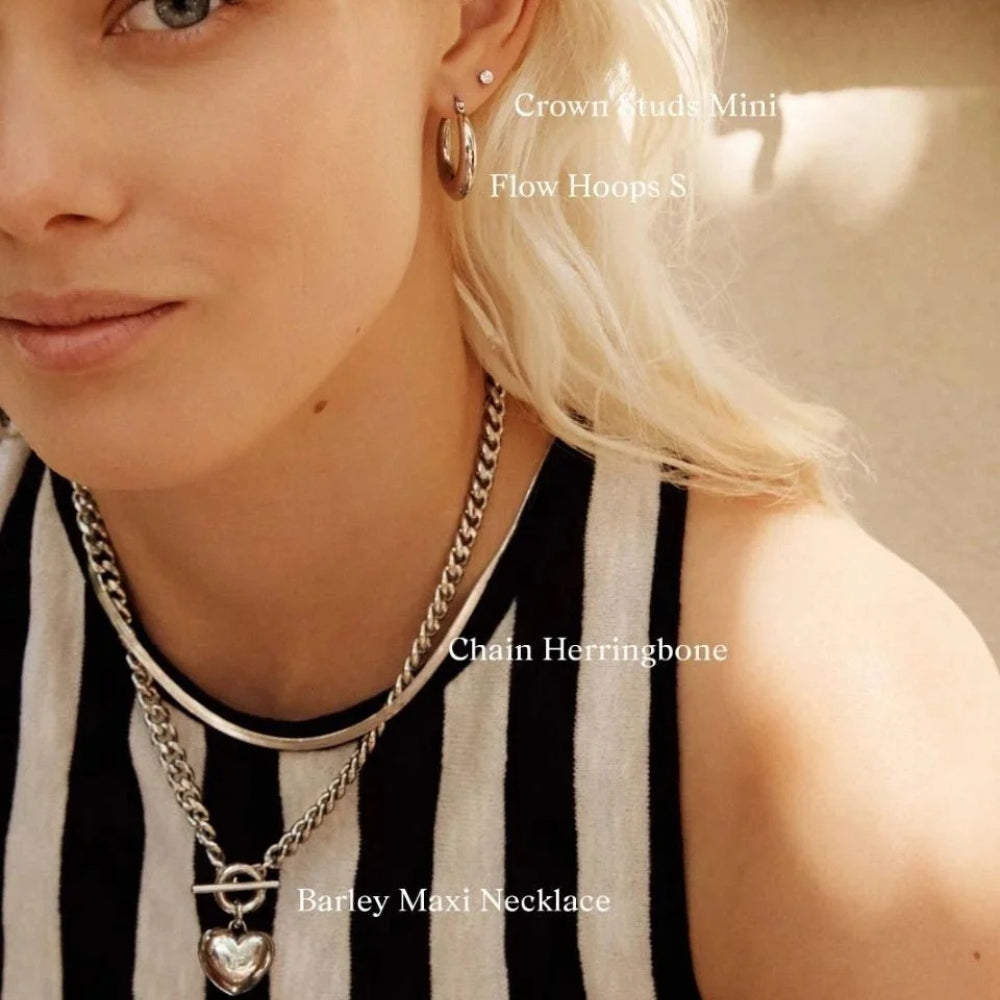 One Studs Crown Mini Silver