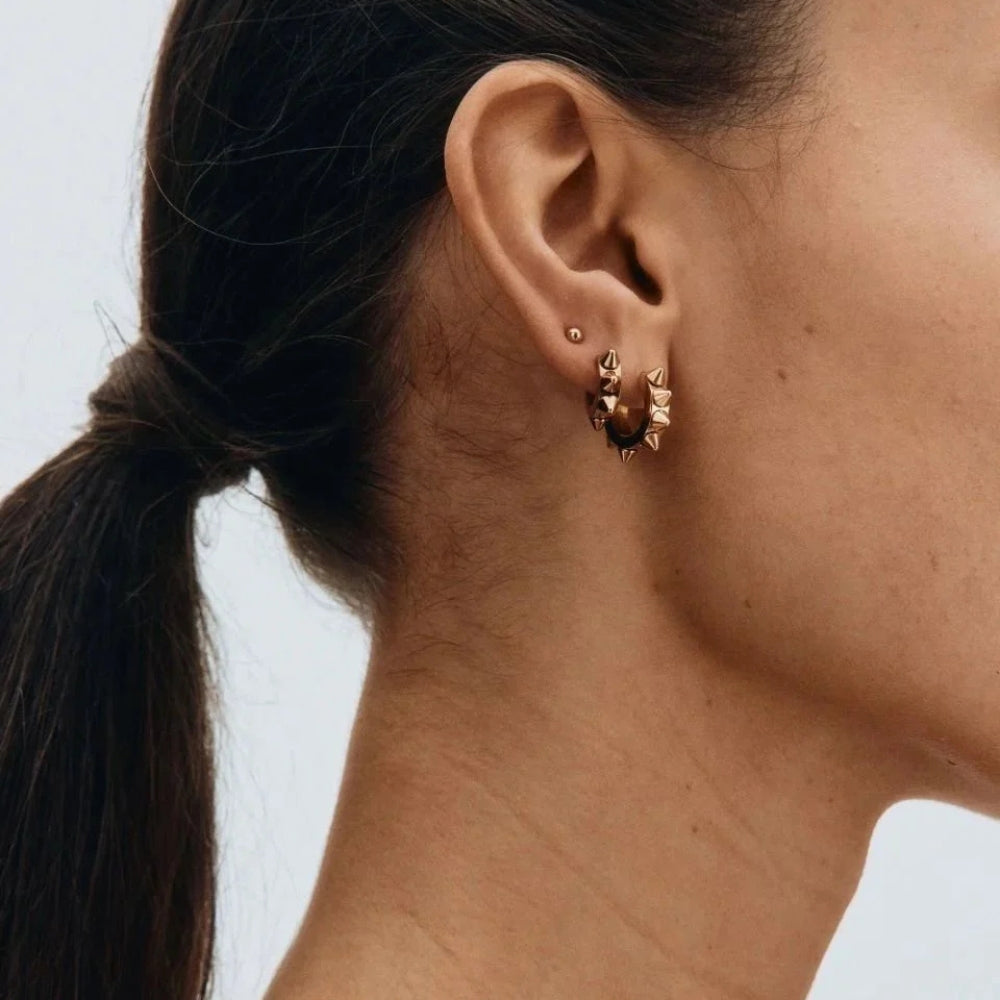 Peak Hoops Icon M Gold