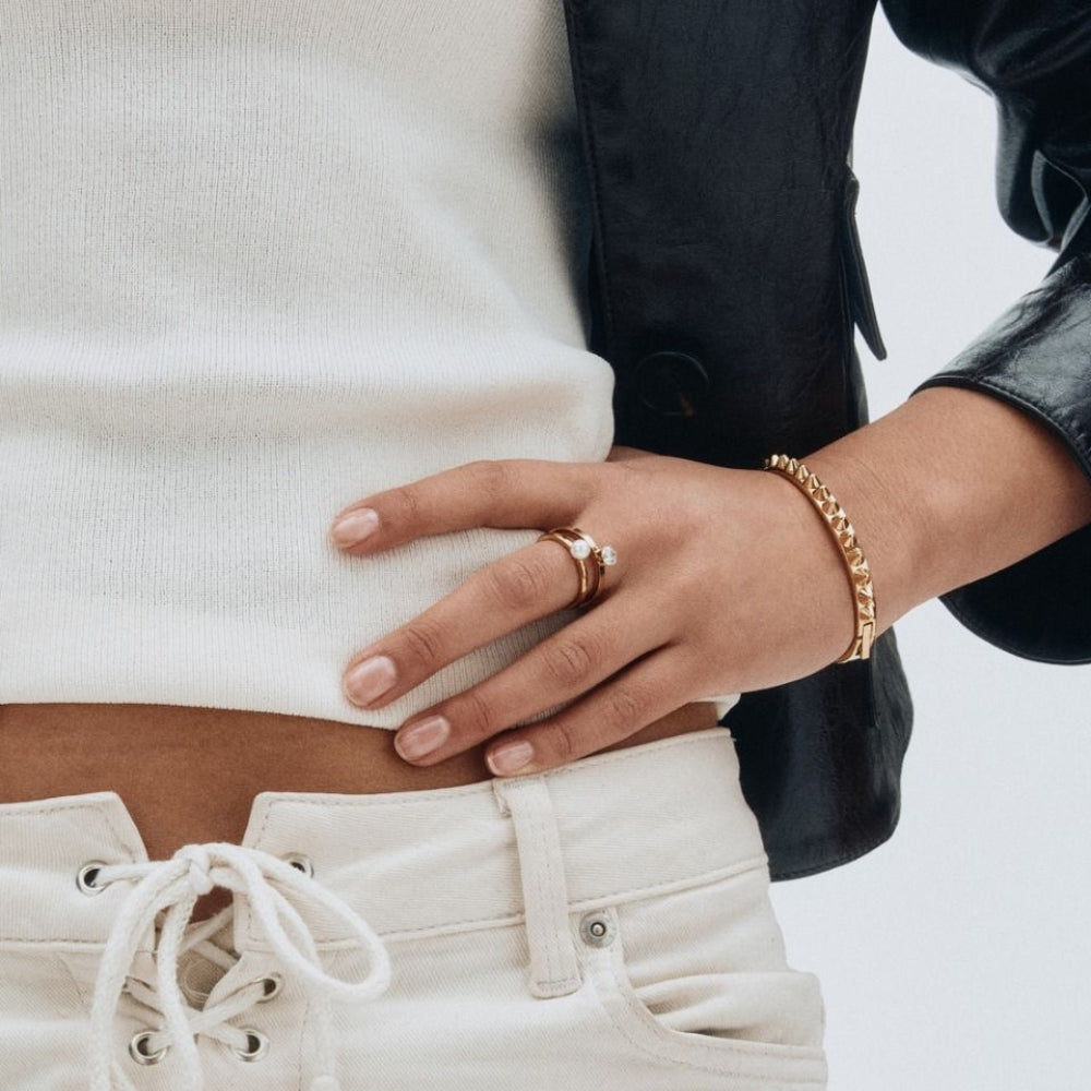 Peak Bangle Gold S