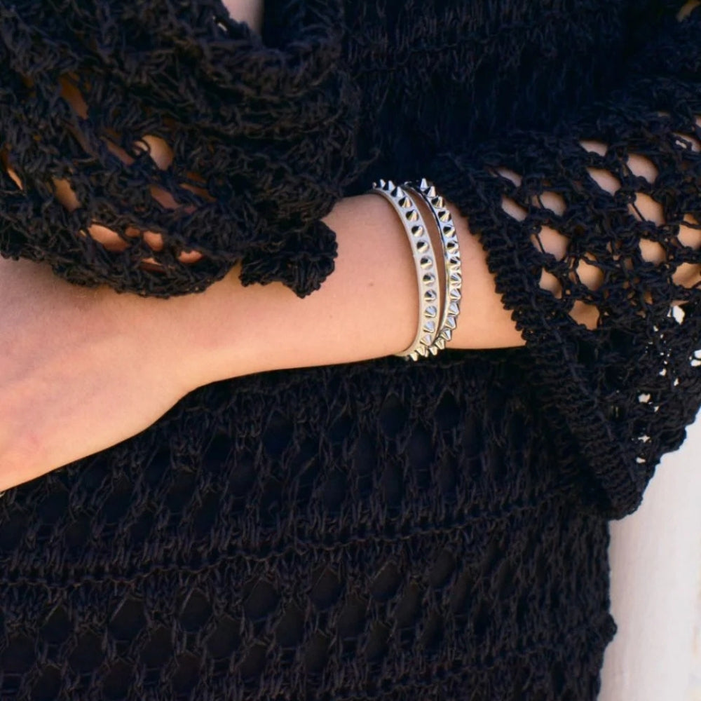 Peak Bangle Silver S