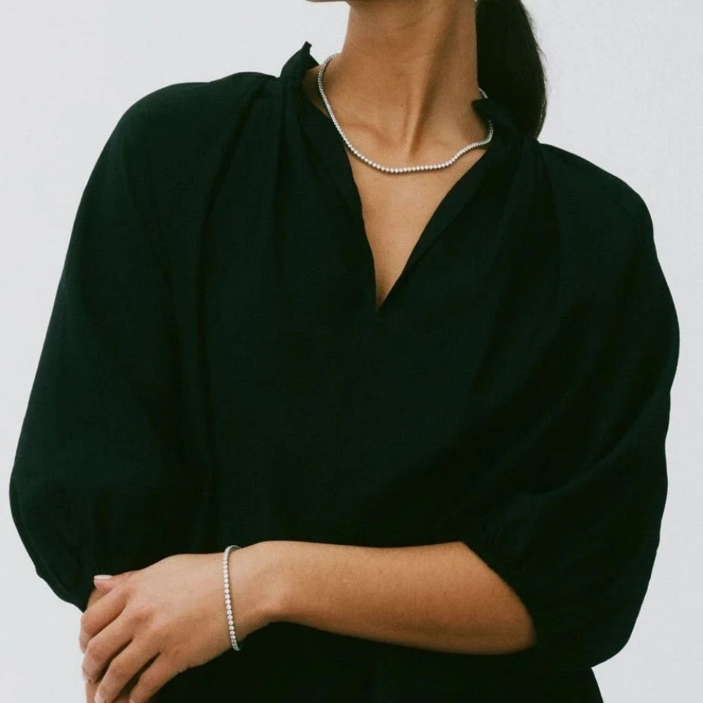 Tennis Necklace Silver