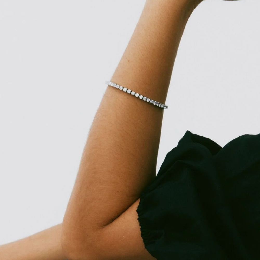 Tennis Bracelet Silver S