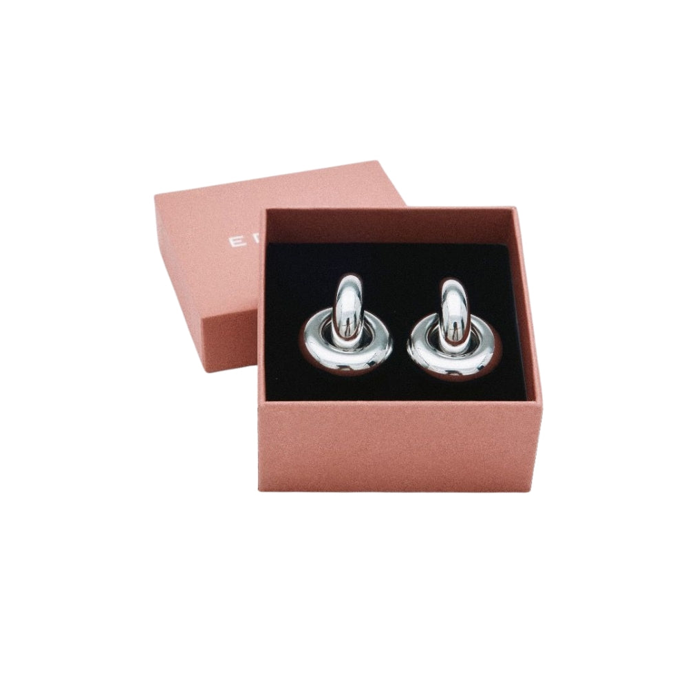 Triple Pair Hoops Silver