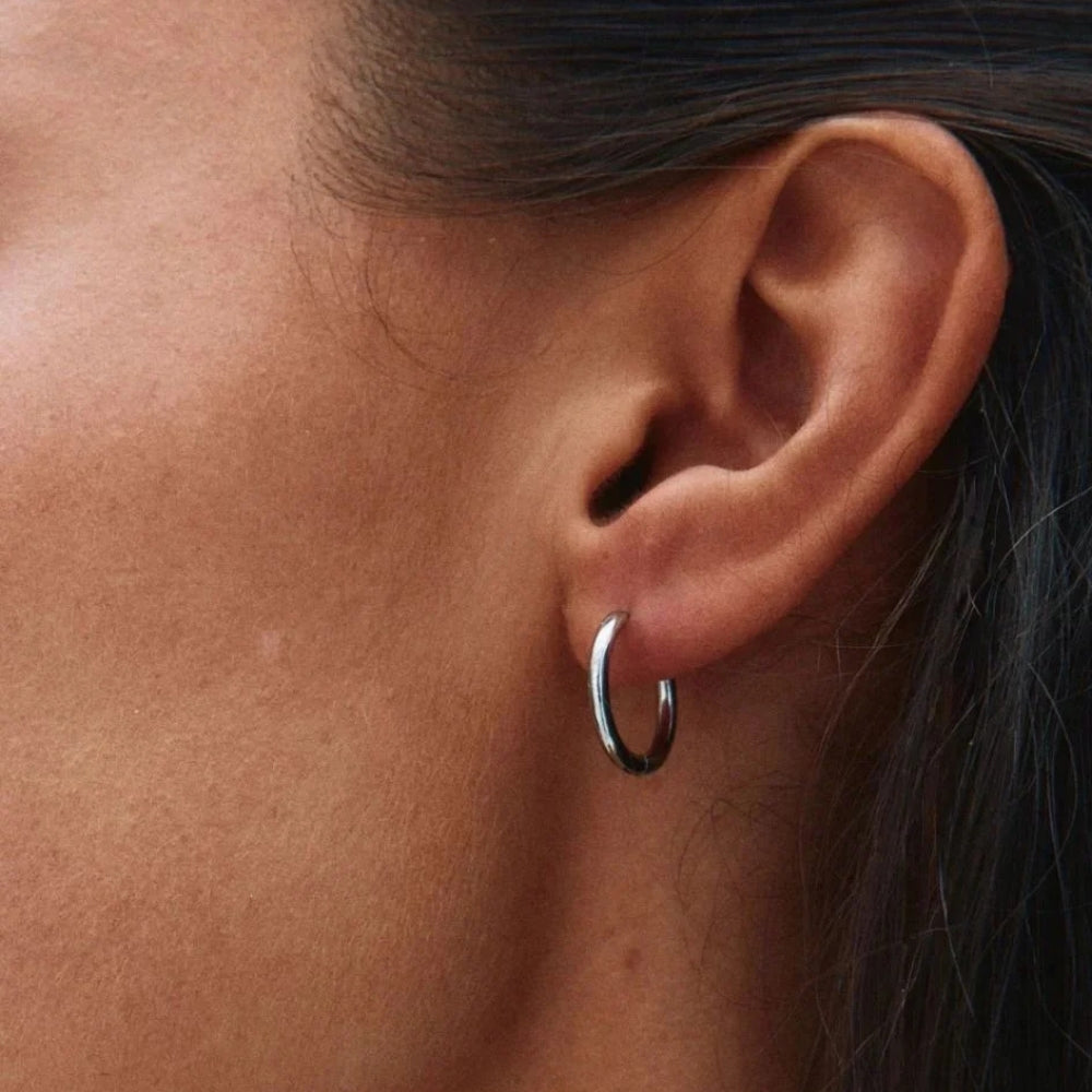 Triple Pair Hoops Silver