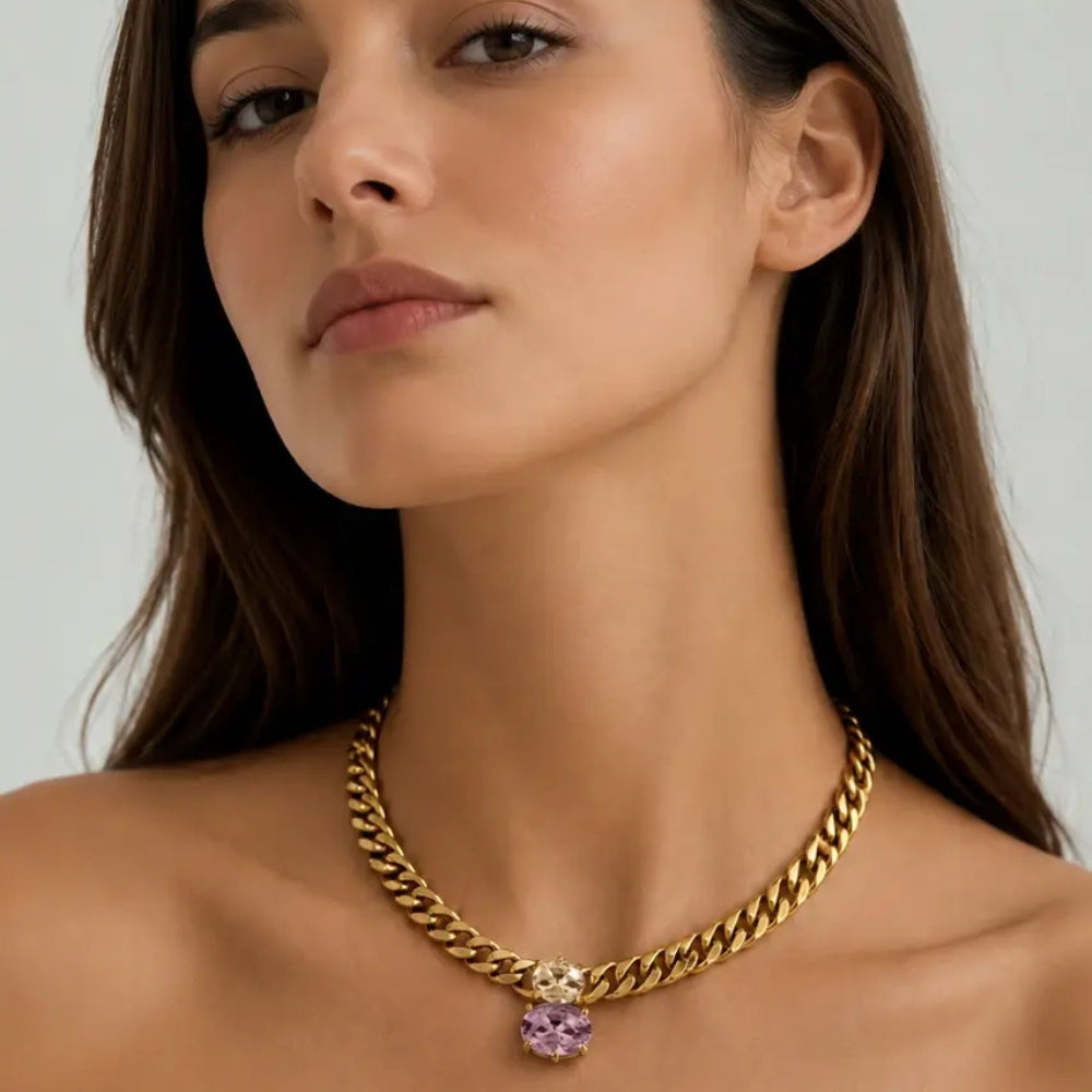 DYRBERG/KERN HOLL SG ROSE NECKLACE