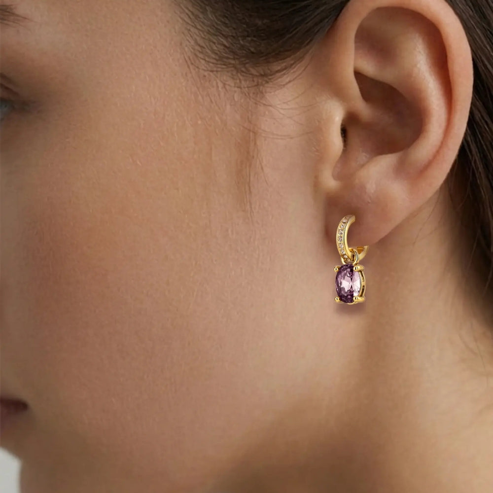 DYRBERG/KERN SOLENE SG VINTAGE ROSE / GOLDEN EARRING