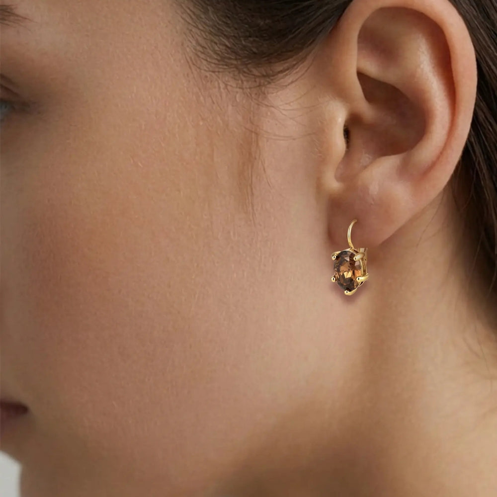 DYRBERG/KERN KRISTY SG BROWN EARRING